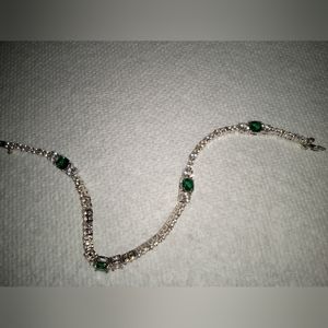 Topaz & Emerald bracelet